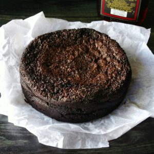 flourless chocolate rum cake