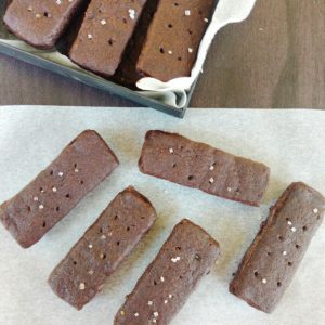 Homemade bourbon biscuits