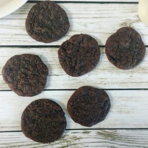 Chocolate fudge cookies