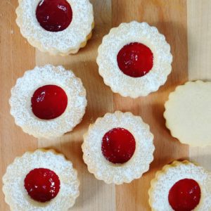 Linzer cookies