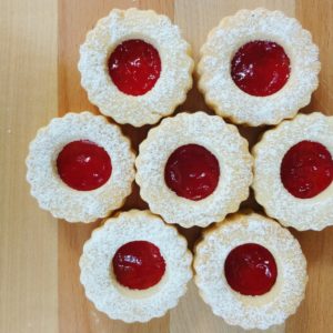 Linzer cookies