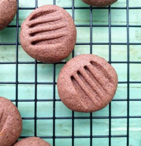 eggless chocolate ragi cookies