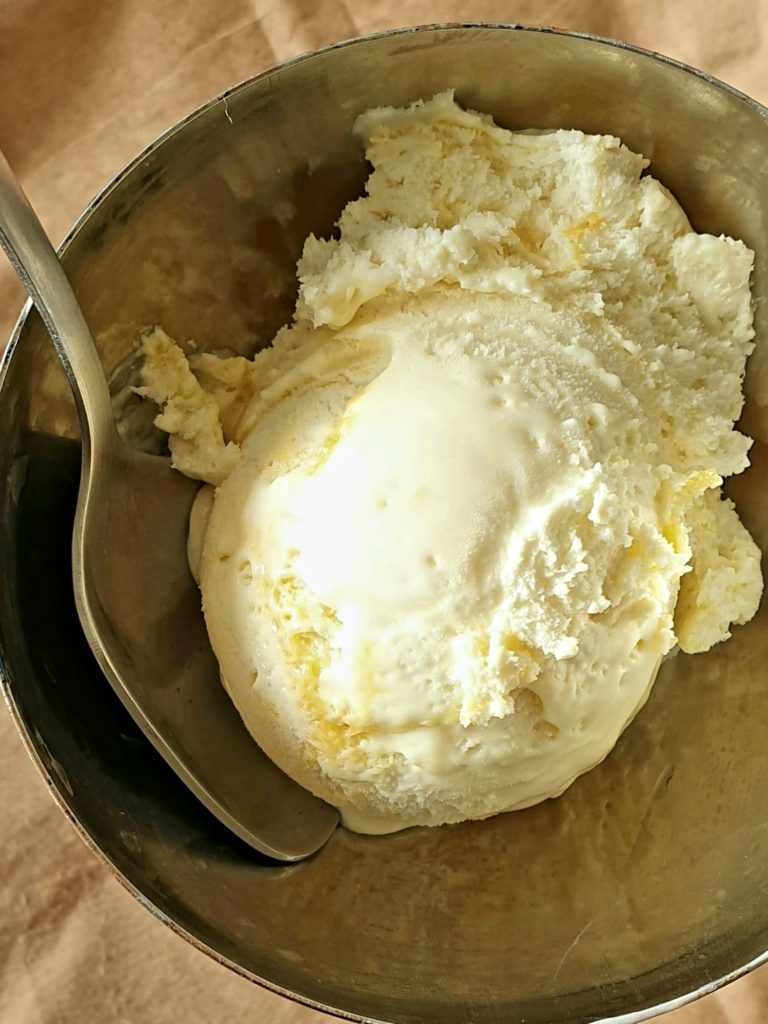 No-churn lemon curd ice cream