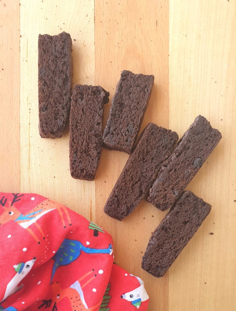 dark chocolate biscotti