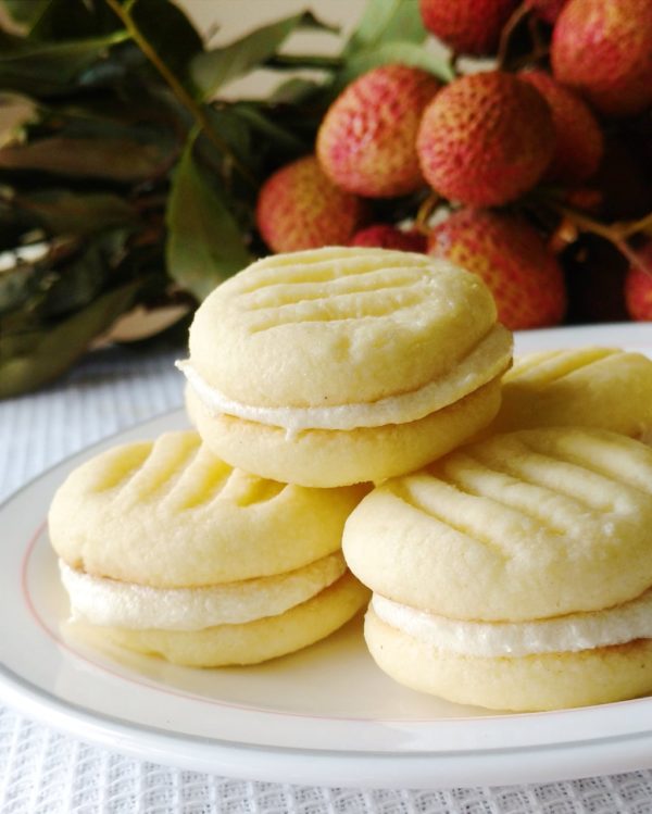 Lychee melting moments #creativecookieexchange Recipe | flours and ...