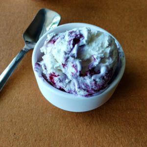 blueberry swirl ice cream