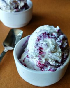 blueberry swirl ice cream