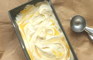 No-churn lemon curd ice cream