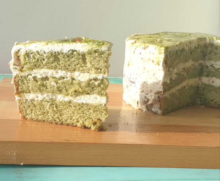 matcha layer cake