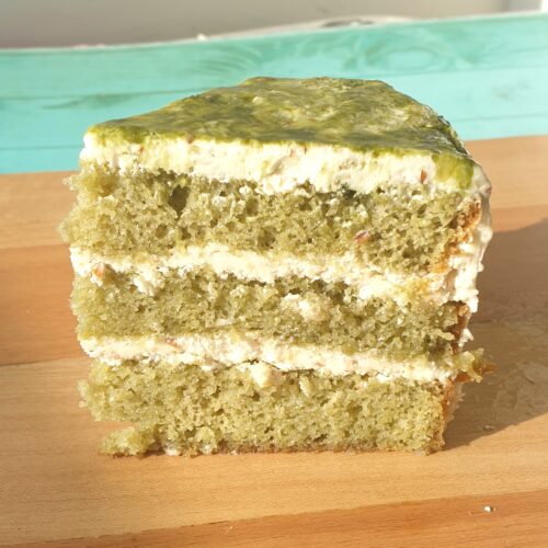 matcha layer cake